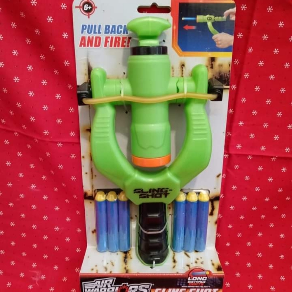 New Air Warriors Sling Shot & Long Distance Foam Darts
